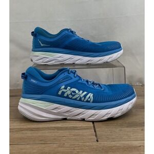Hoka One One M Bondi 7 Men's Blue Running Shoes Size 11